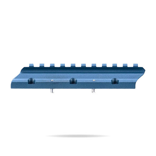 The MDT ACC Elite NV Bridge offers a secure Picatinny rail for versatile mounting of night vision or thermal devices while reducing mirage effects.